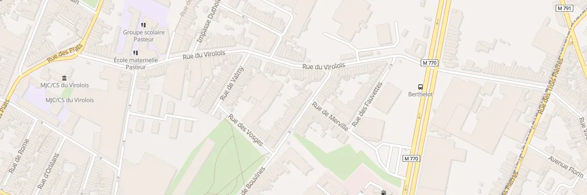Plan du 133 Rue de Bouvines à Tourcoing