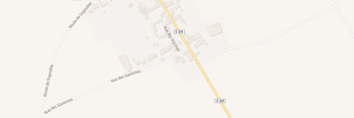 Plan du 1 Rue des Garennes à Lizines