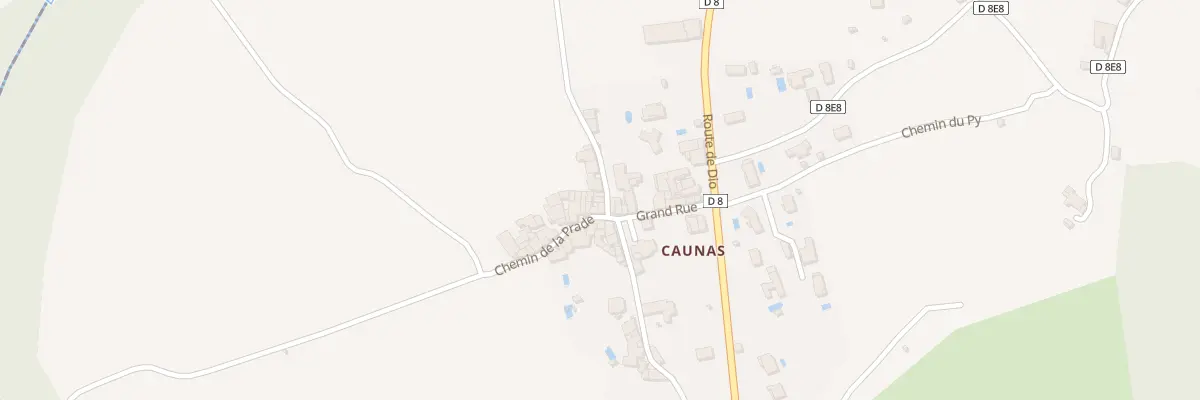 Plan du 5929 Caunas à Lunas-les-Châteaux