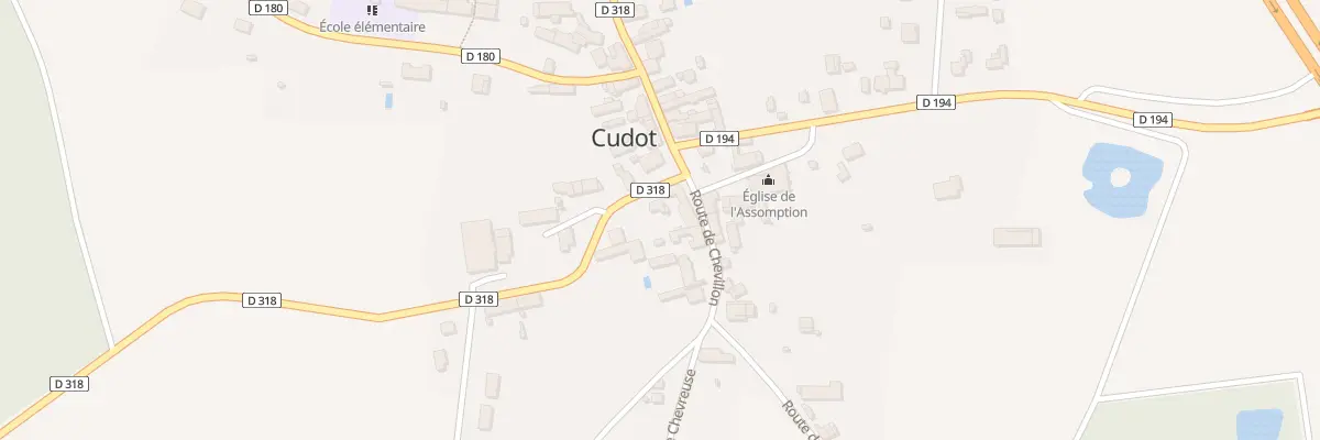 Plan du 36 Le Village à Cudot