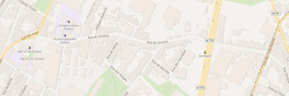 Plan du 138 Rue du Virolois à Tourcoing