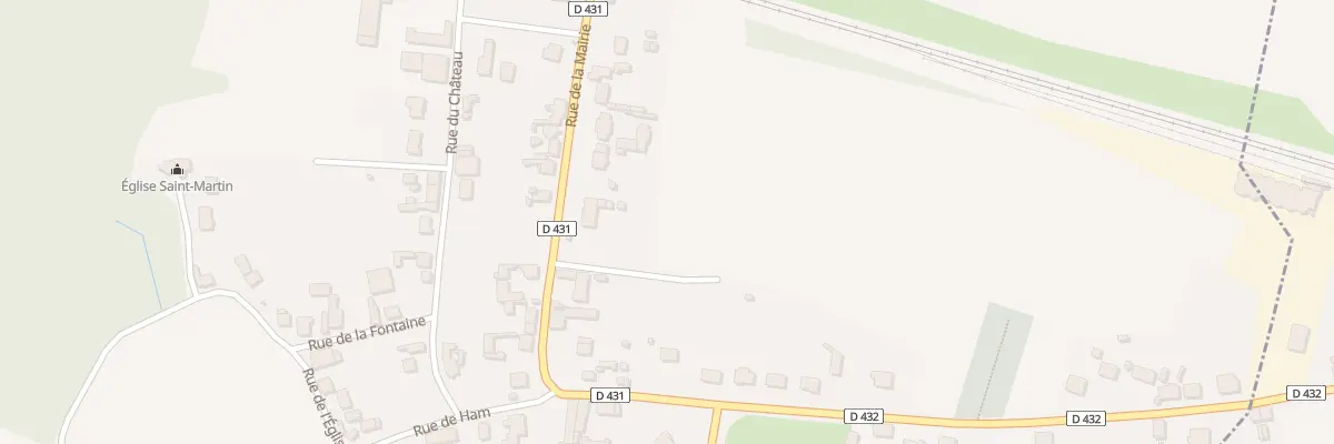 Plan du 4B Rue de la Mairie à Annois