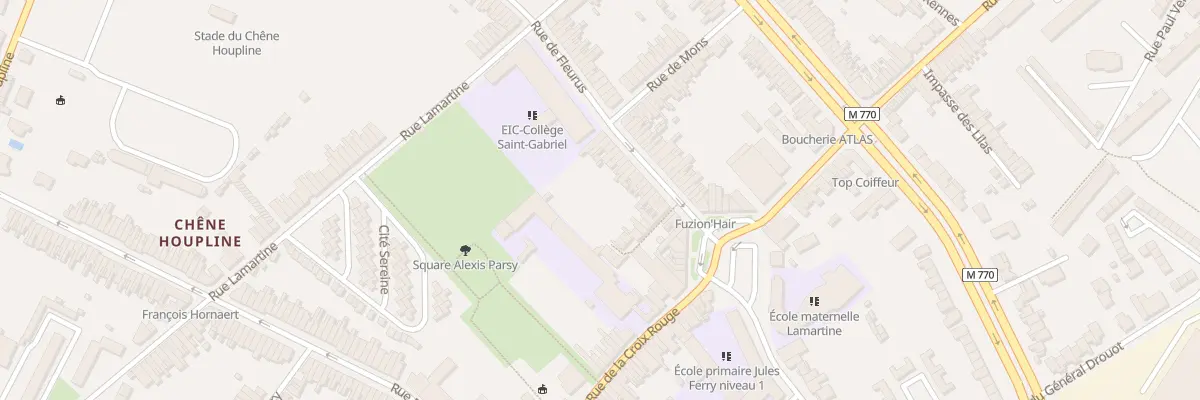 Plan du 212 Rue de Fleurus à Tourcoing