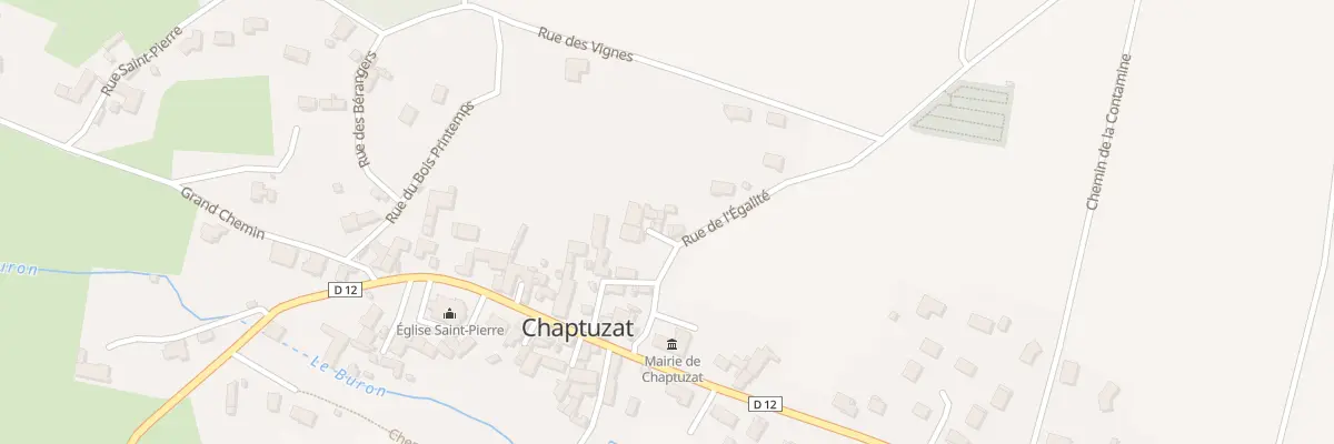Plan du 1 Imp de l’Egalité à Chaptuzat