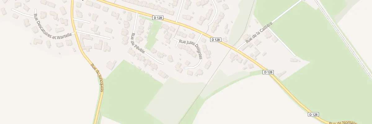 Plan du 7D Rue Jules Doignies à Templeuve-en-Pévèle