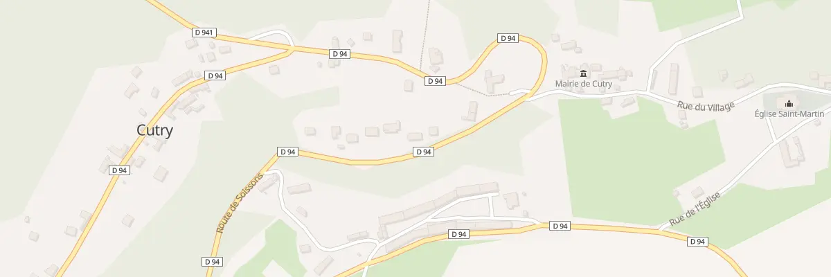 Plan du 12 Rte de Soissons à Cutry
