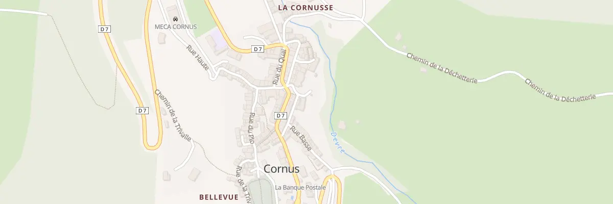 Plan du 5126 Rue Basse à Cornus