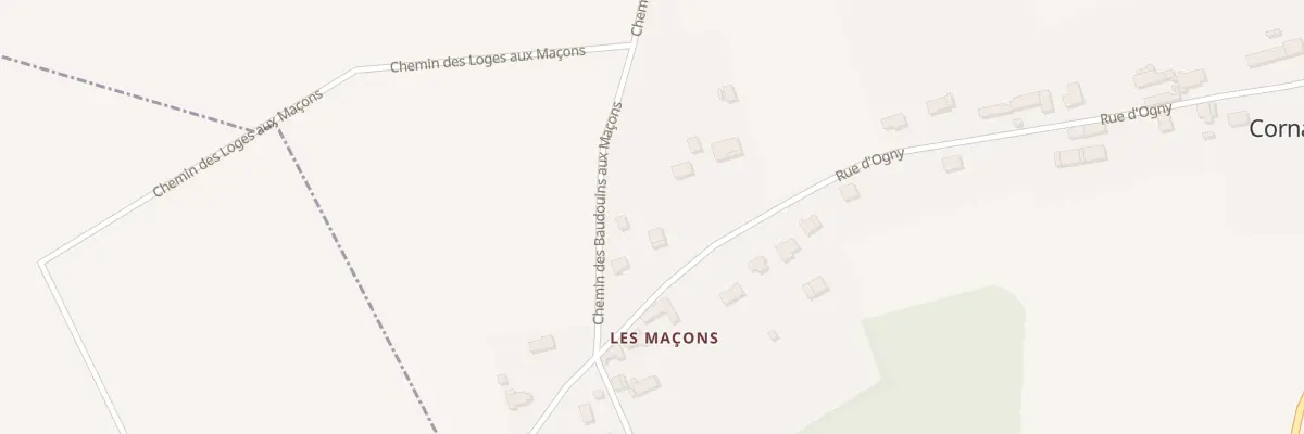 Plan du 106 Les Macons à Cornant