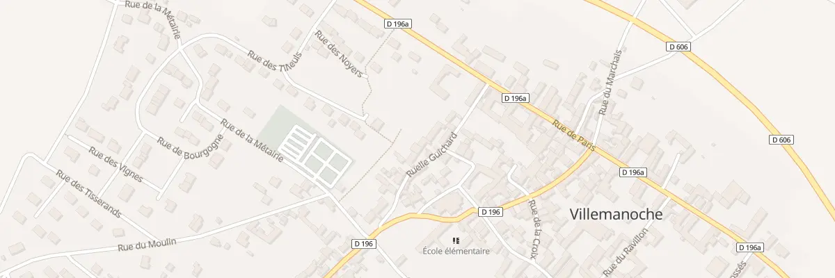 Plan du 6 Rle Guichard à Villemanoche