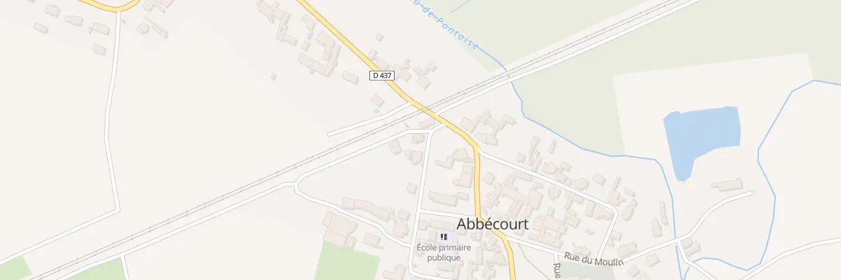 Plan du 6 Rue du Tertre à Abbécourt