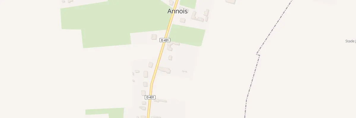 Plan du 5B Rue de Cugny à Annois
