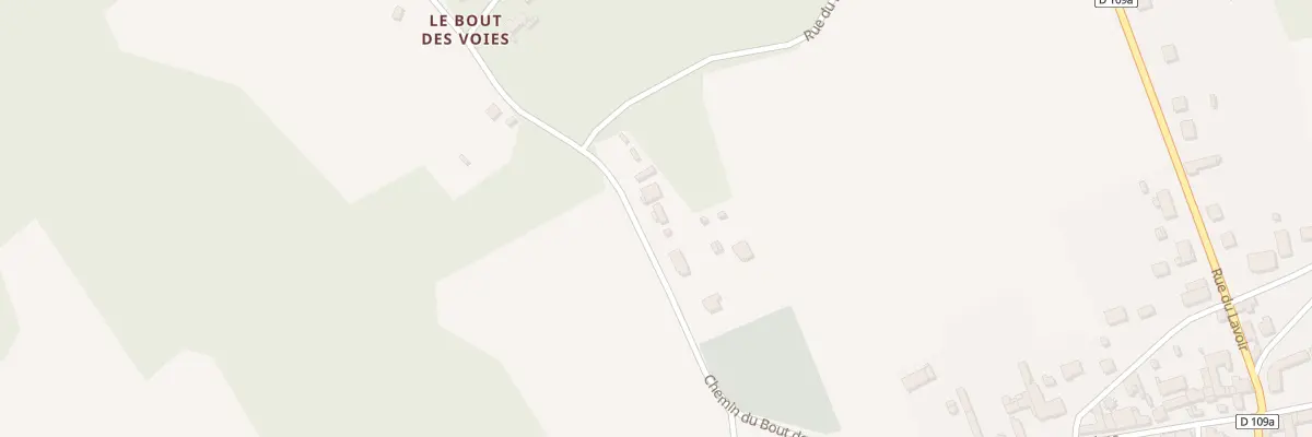 Plan du 6 Che du Bout des Voies à Bazoches-lès-Bray