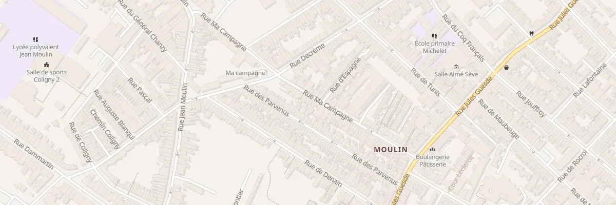 Plan du 62B Rue ma Campagne à Roubaix