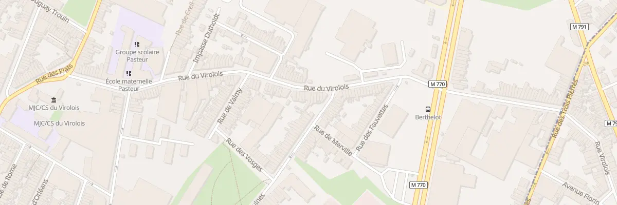 Plan du 146 Rue du Virolois à Tourcoing