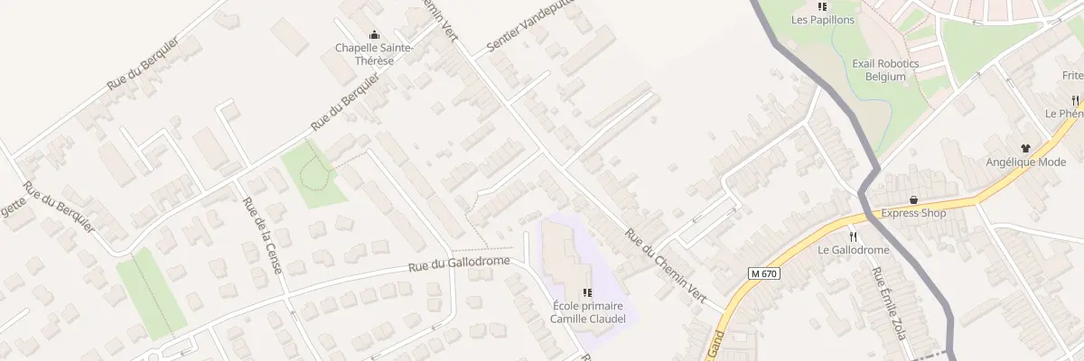Plan du 1381 Rue du Chemin Vert à Neuville-en-Ferrain