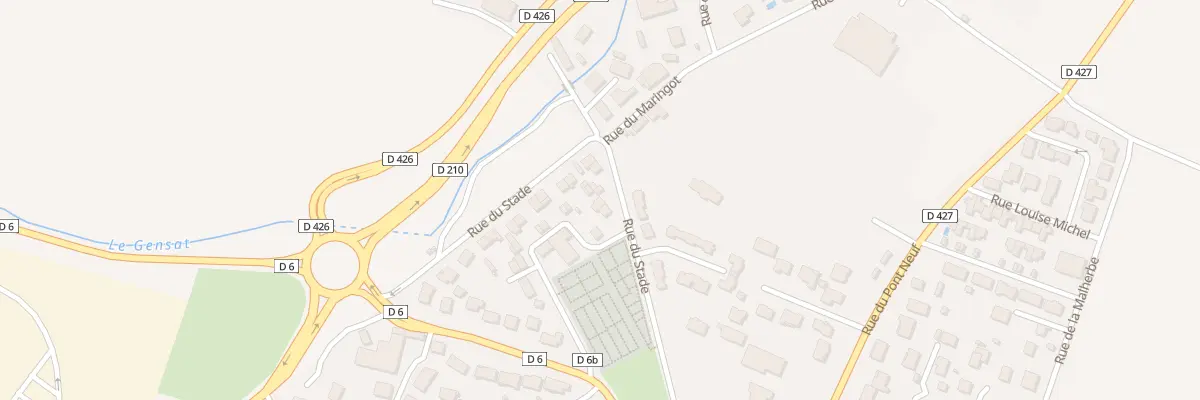 Plan du 3 Rue du Stade à Saint-Beauzire