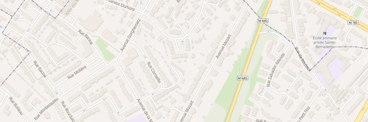Plan du 34 Rue Vedrines à Hem