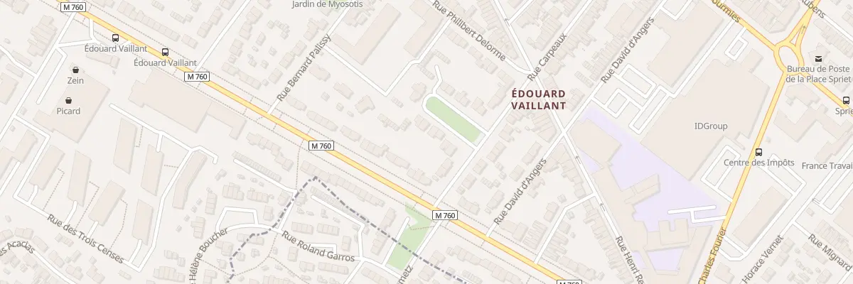 Plan du 11 Sq Bartholdi à Roubaix