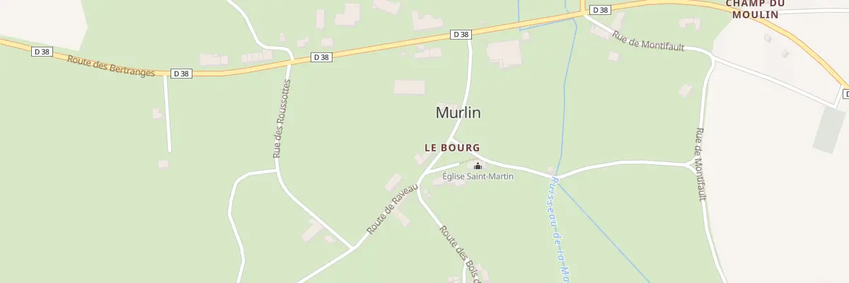 Plan du 63 Le Bourg à Murlin