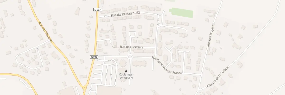 Plan du 46 Rue des Sorbiers à Coulanges-lès-Nevers
