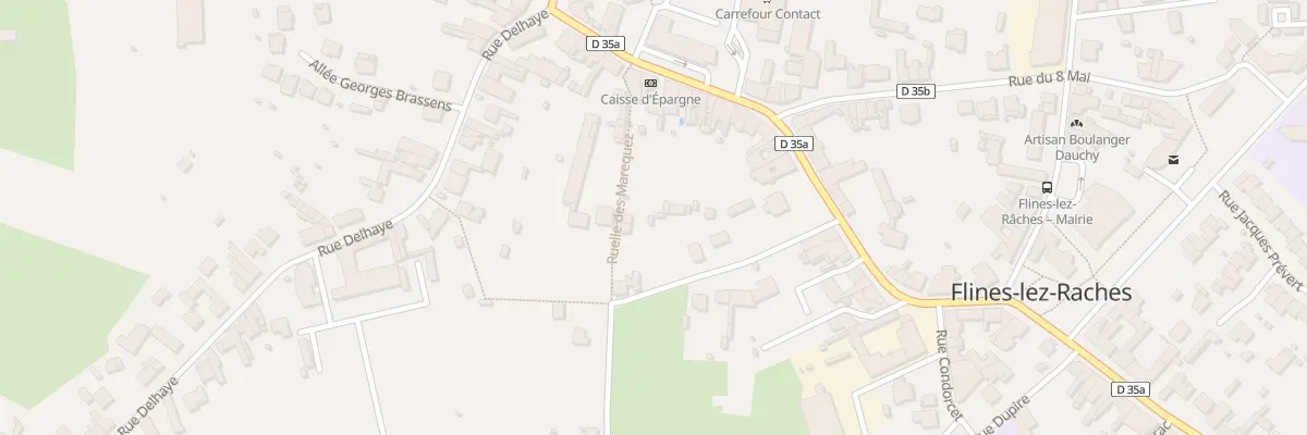 Plan du 24 Rue des Resistants à Flines-lez-Raches