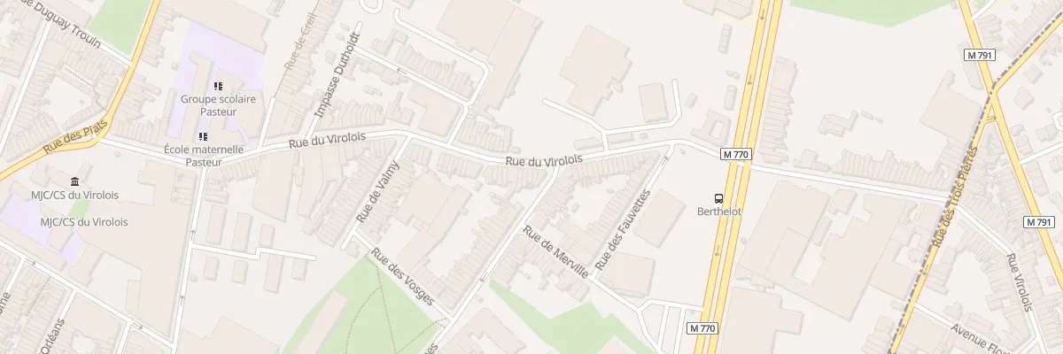 Plan du 152 Rue du Virolois à Tourcoing