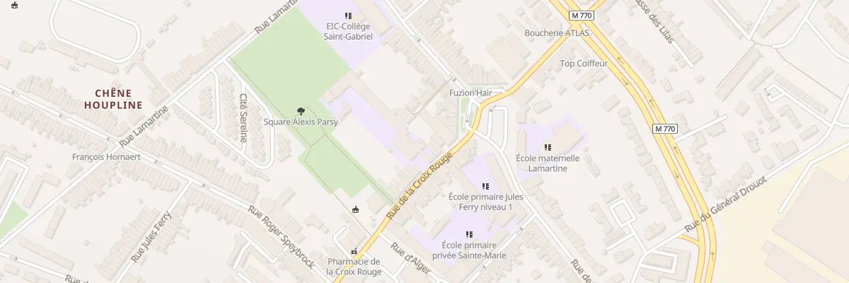 Plan du 337B Rue de la Croix Rouge à Tourcoing