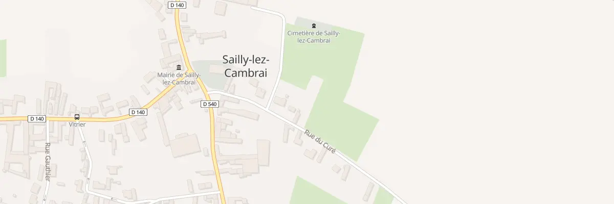 Plan du 11 Rue du Curé à Sailly-lez-Cambrai