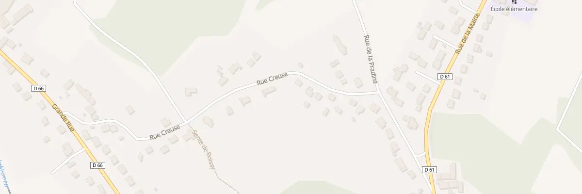 Plan du 9 Rue Creuse à Chauffry