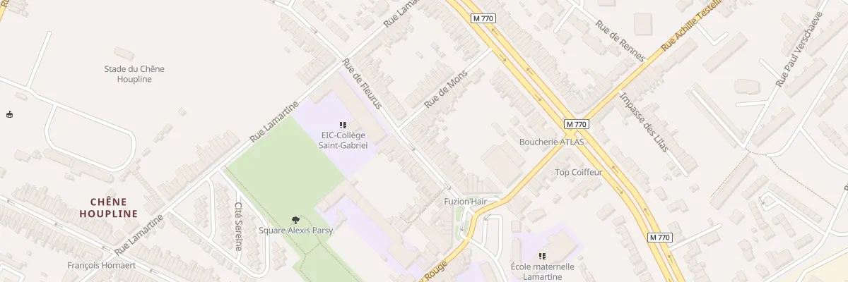 Plan du 199 Rue de Fleurus à Tourcoing