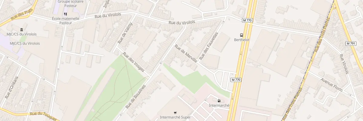 Plan du 12 Rue de Merville à Tourcoing