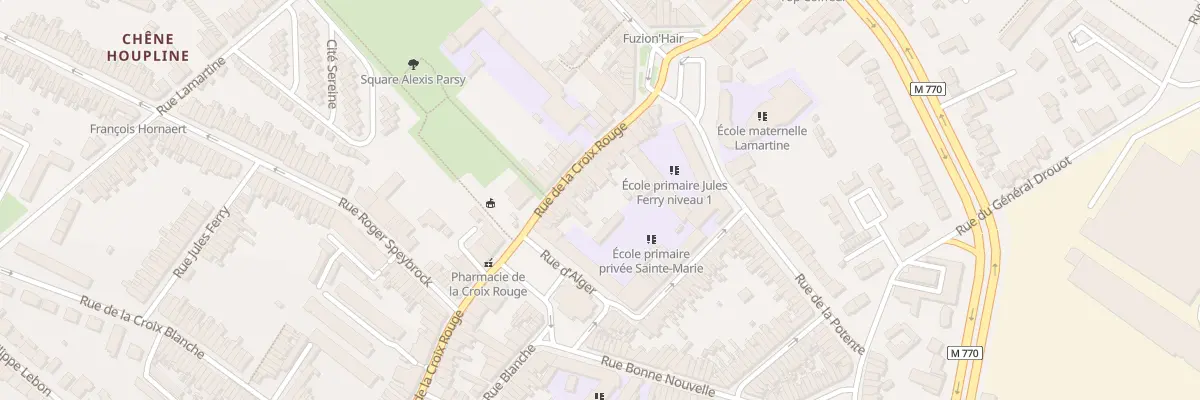 Plan du 318 Rue de la Croix Rouge à Tourcoing