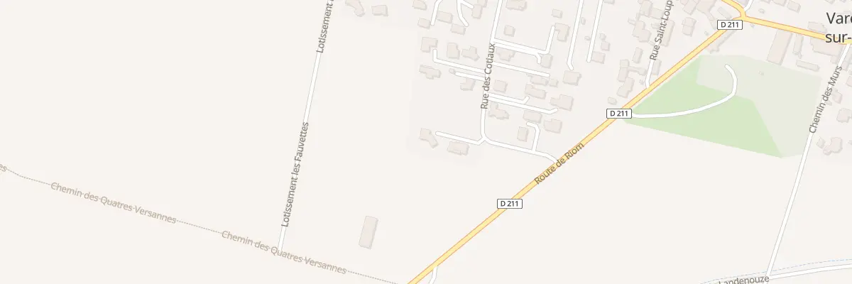 Plan du 14 Rue des Cotiaux à Varennes-sur-Morge