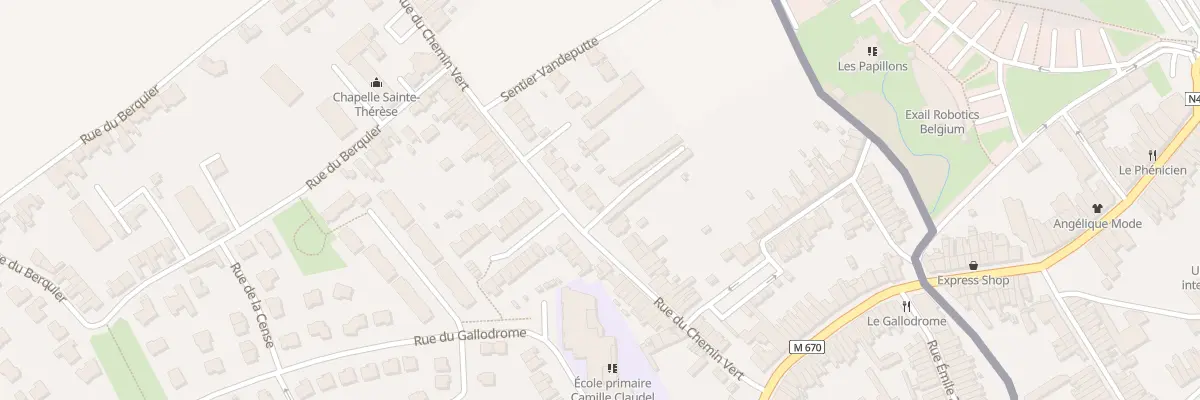 Plan du 1372 Rue du Chemin Vert à Neuville-en-Ferrain