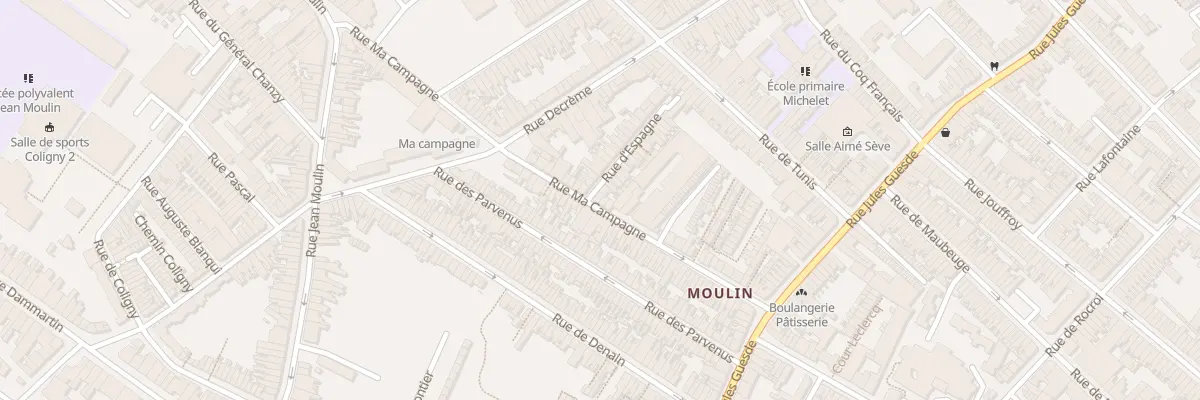 Plan du 65 Rue ma Campagne à Roubaix