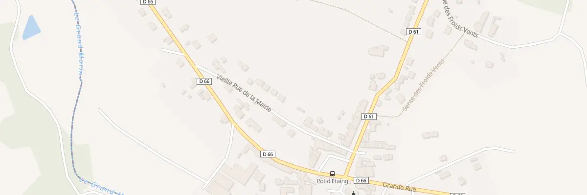Plan du 8 Vieille Rue à Chauffry