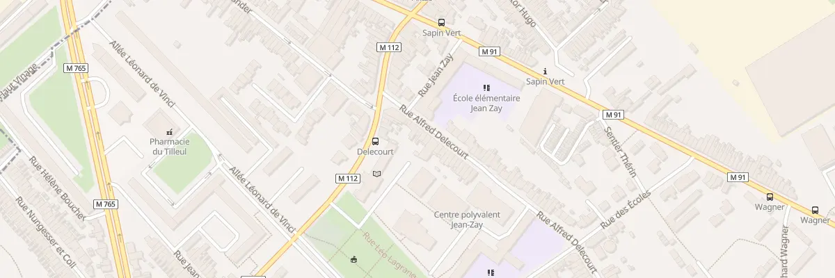 Plan du 8 Rue Alfred Delecourt à Wattrelos