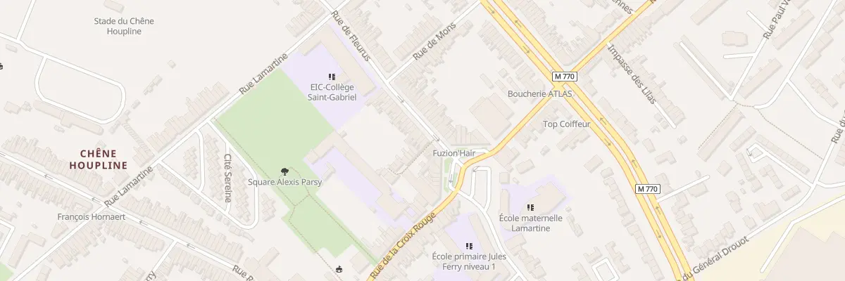Plan du 228 Rue de Fleurus à Tourcoing