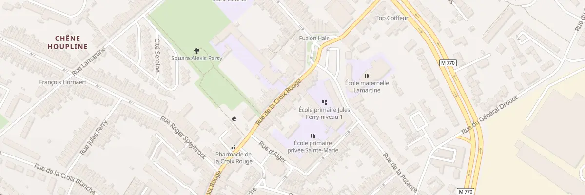 Plan du 328B Rue de la Croix Rouge à Tourcoing