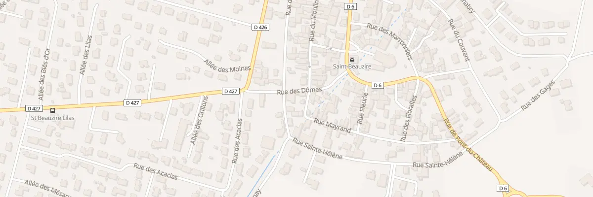 Plan du 2 Rue Mayrand à Saint-Beauzire