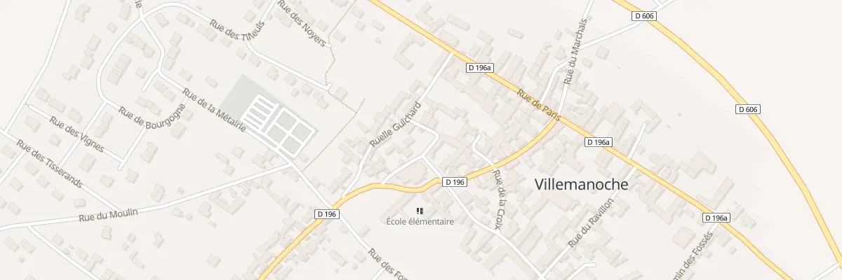 Plan du 2 Rue de l’Eglise à Villemanoche