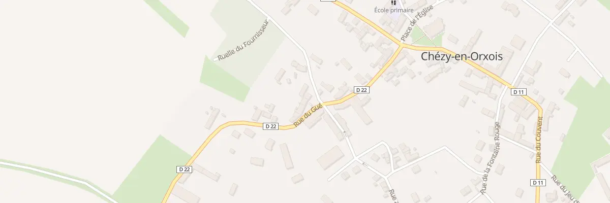 Plan du 18 Rue du Gué à Chézy-en-Orxois