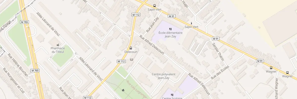 Plan du 12 Rue Alfred Delecourt à Wattrelos