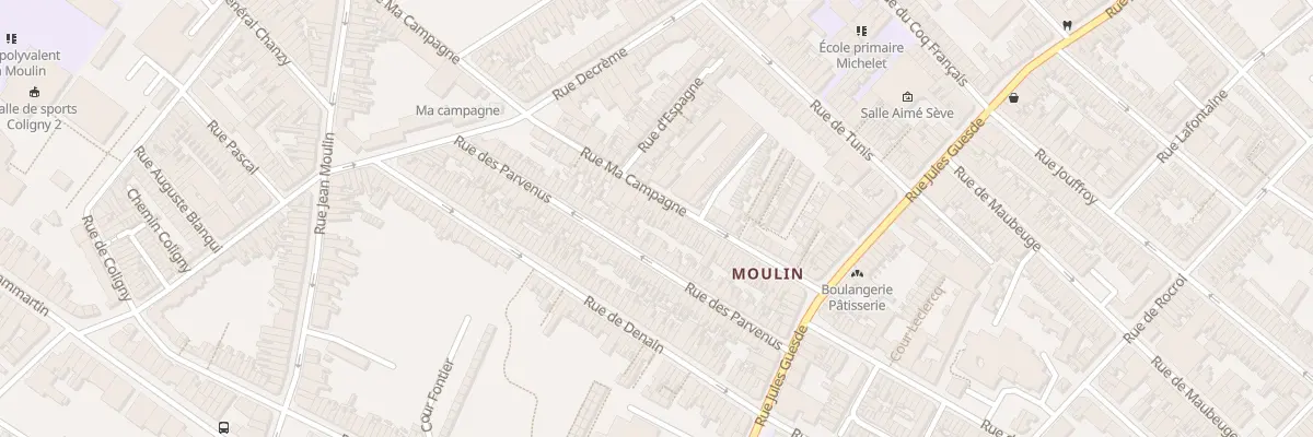 Plan du 84 Rue ma Campagne à Roubaix