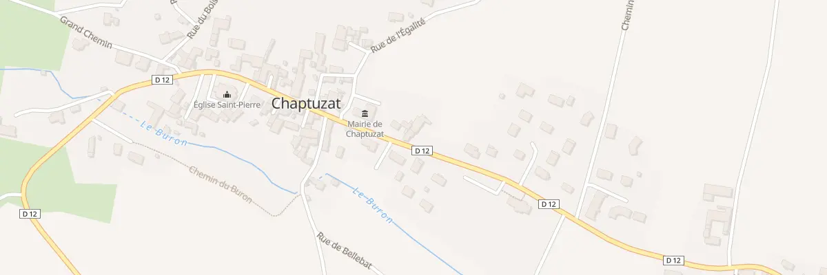 Plan du 18B Rte du Château à Chaptuzat