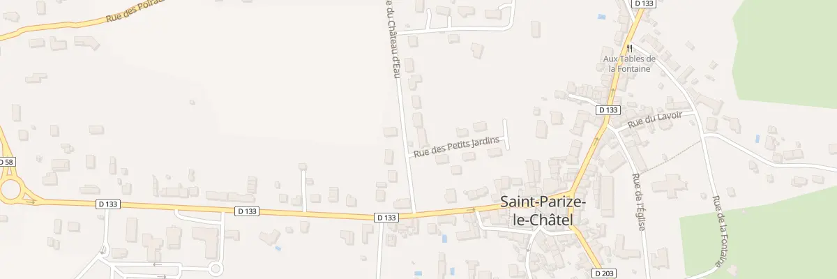 Plan du 4 Rue du Château d’Eau à Saint-Parize-le-Châtel