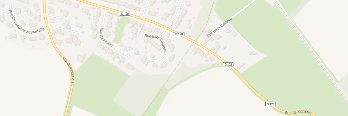 Plan du 6 Rue Jules Doignies à Templeuve-en-Pévèle