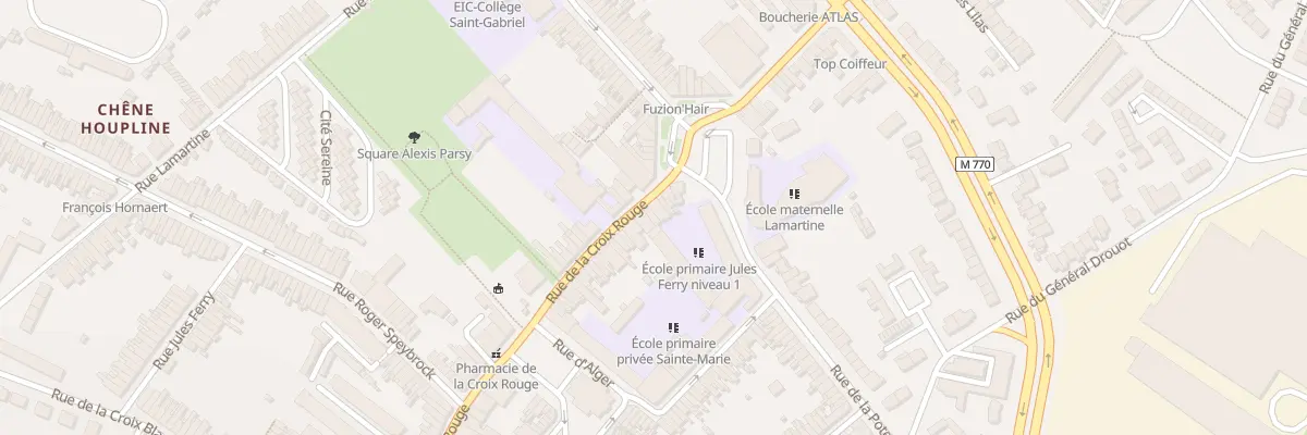 Plan du 336 Rue de la Croix Rouge à Tourcoing