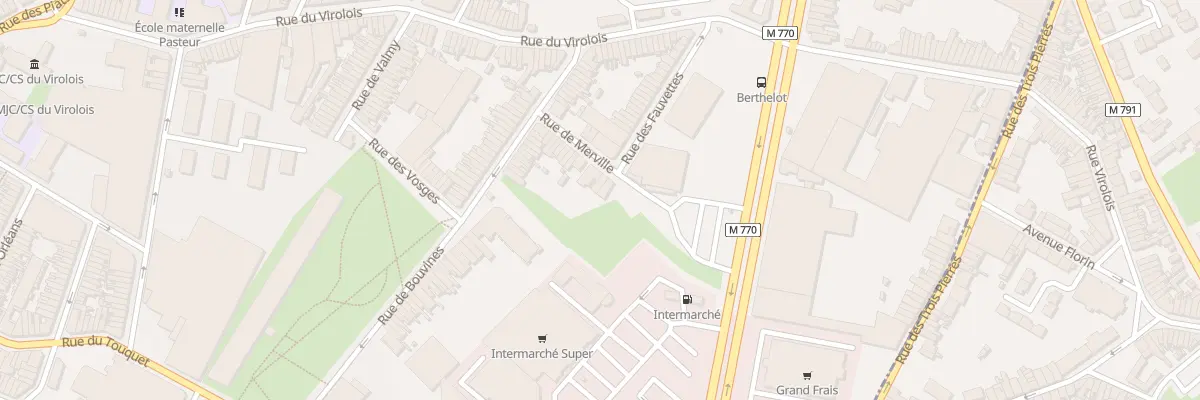 Plan du 22 Rue de Merville à Tourcoing
