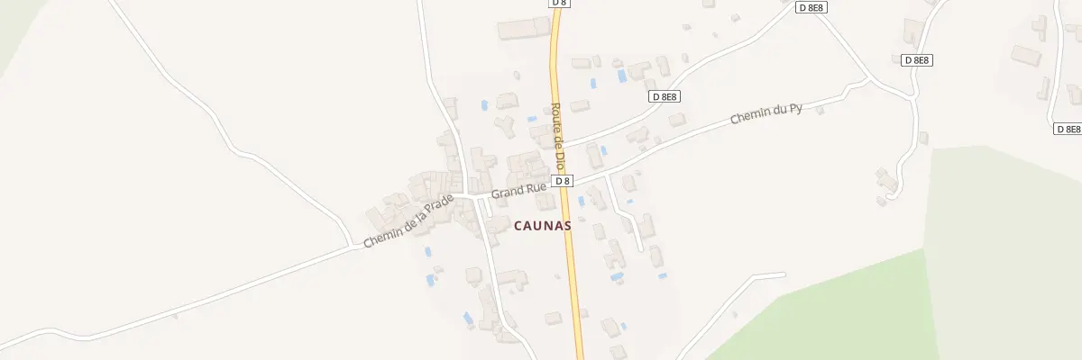 Plan du 5045 Caunas à Lunas-les-Châteaux